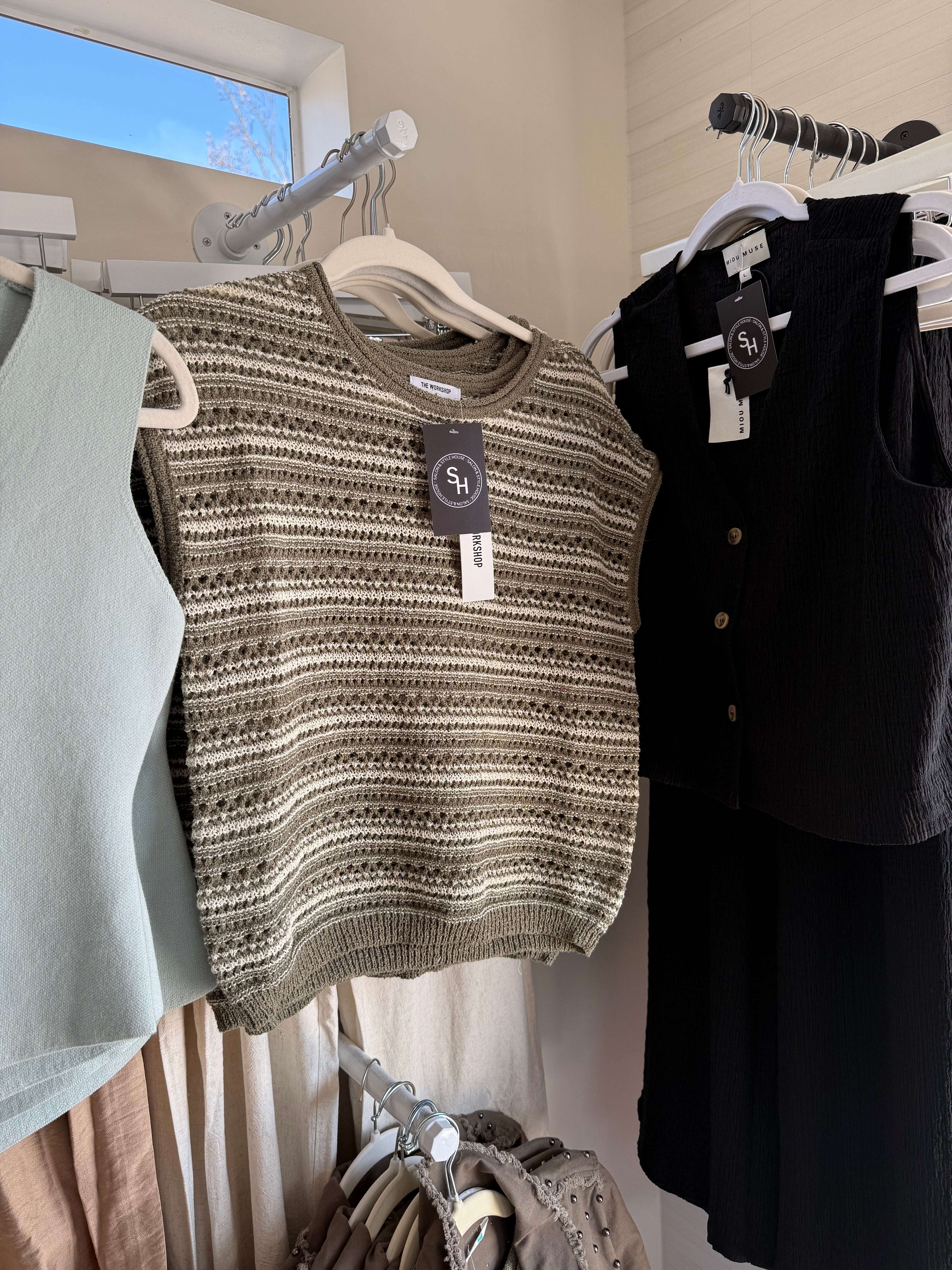 Stripped Cardigan
