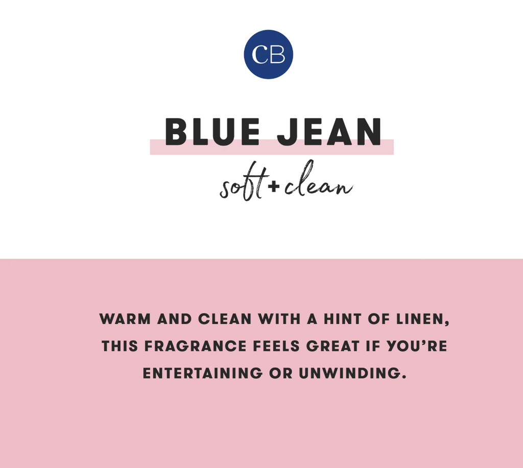 Blue Capri Blue Printed Mini Tin, Denim 3 OZ