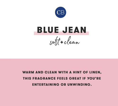 Blue Capri Blue Printed Mini Tin, Denim 3 OZ