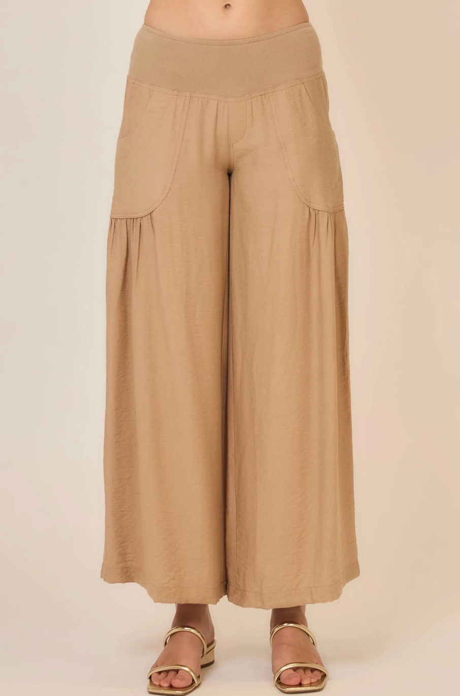 Cozy Casual Wide Leg Linen Pant