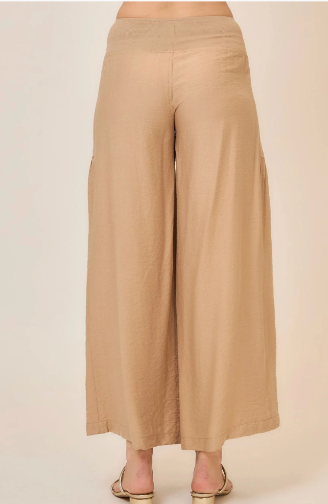 Cozy Casual Wide Leg Linen Pant