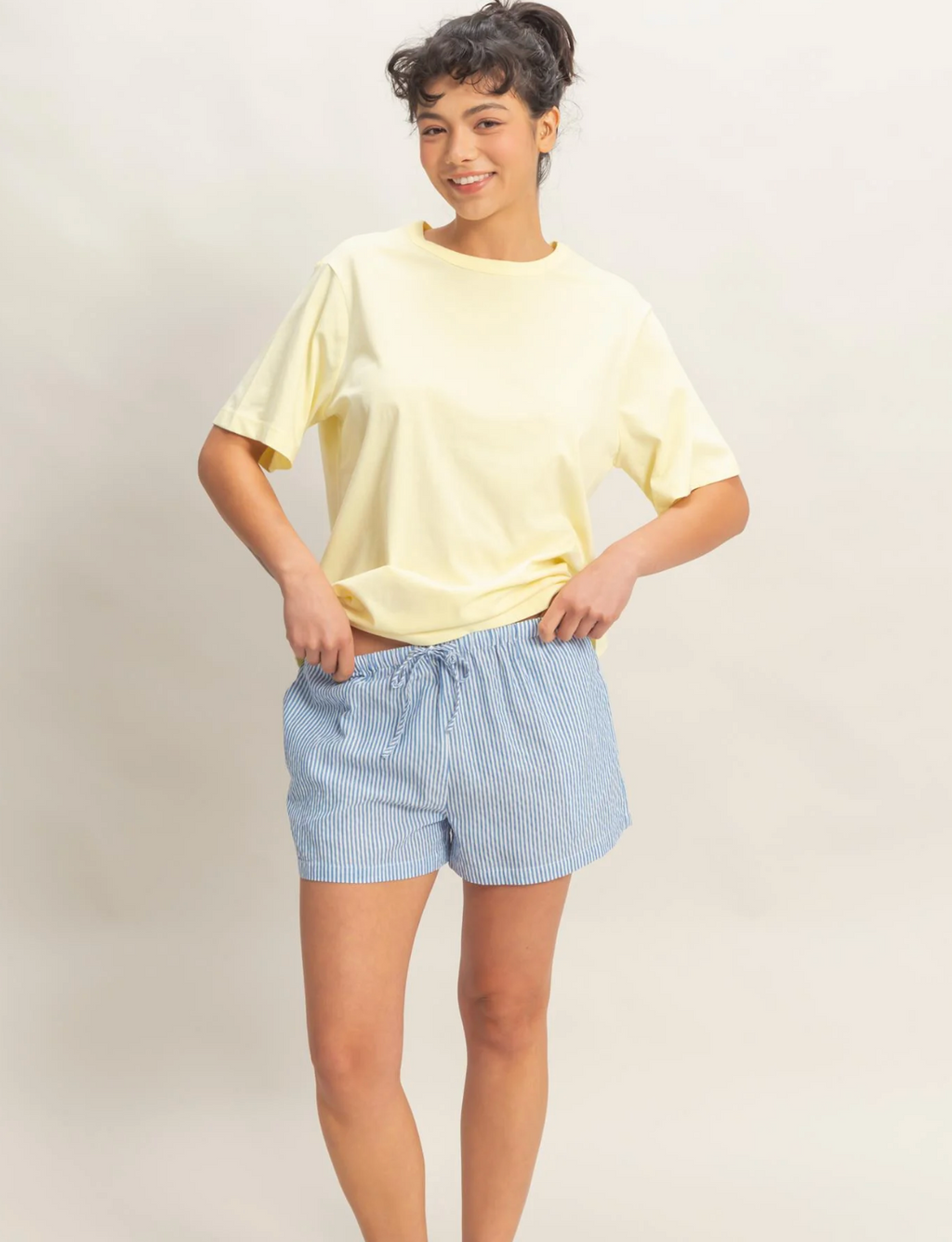 Genevieve Striped Shorts