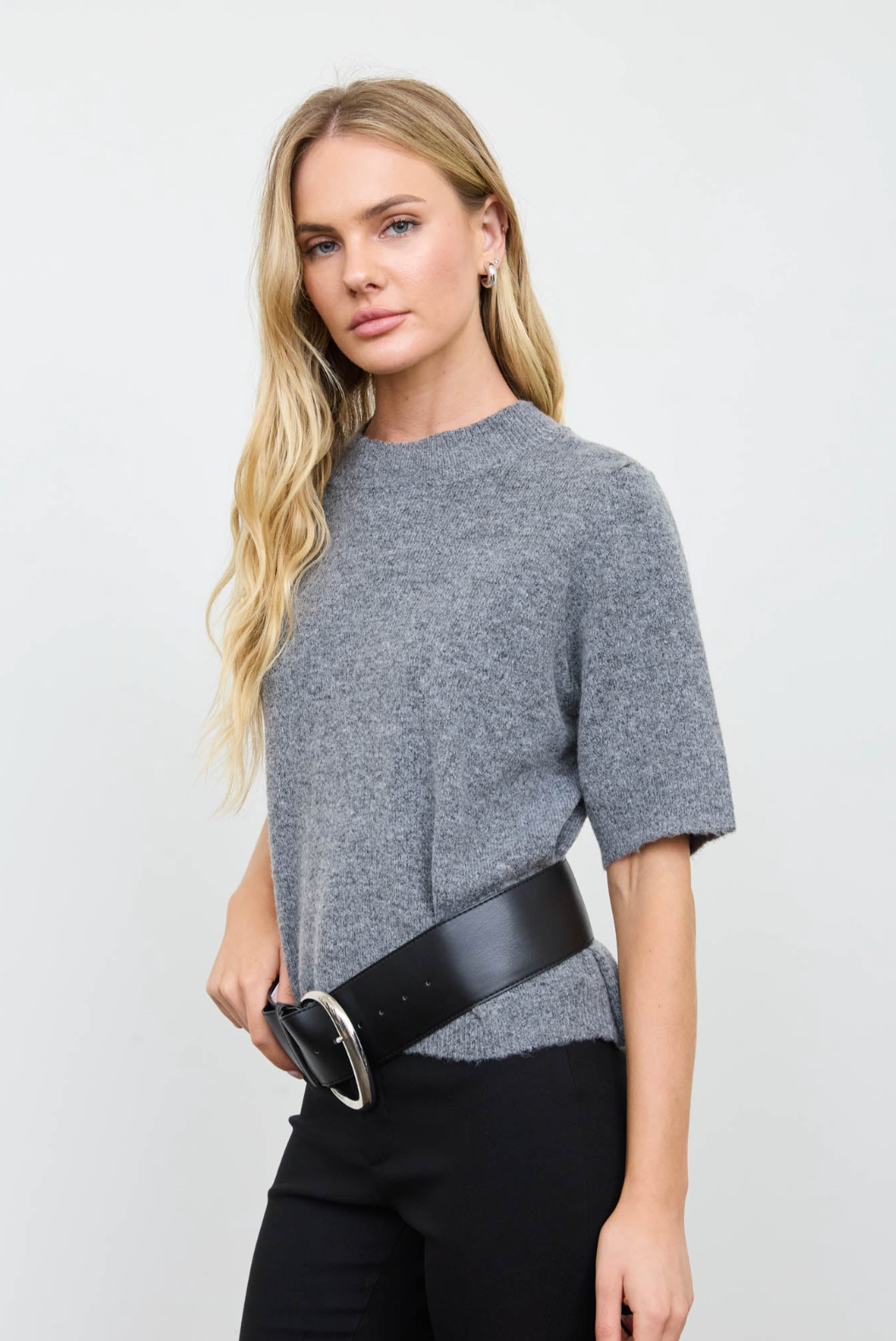 Crewneck Knit Pullover Sweater