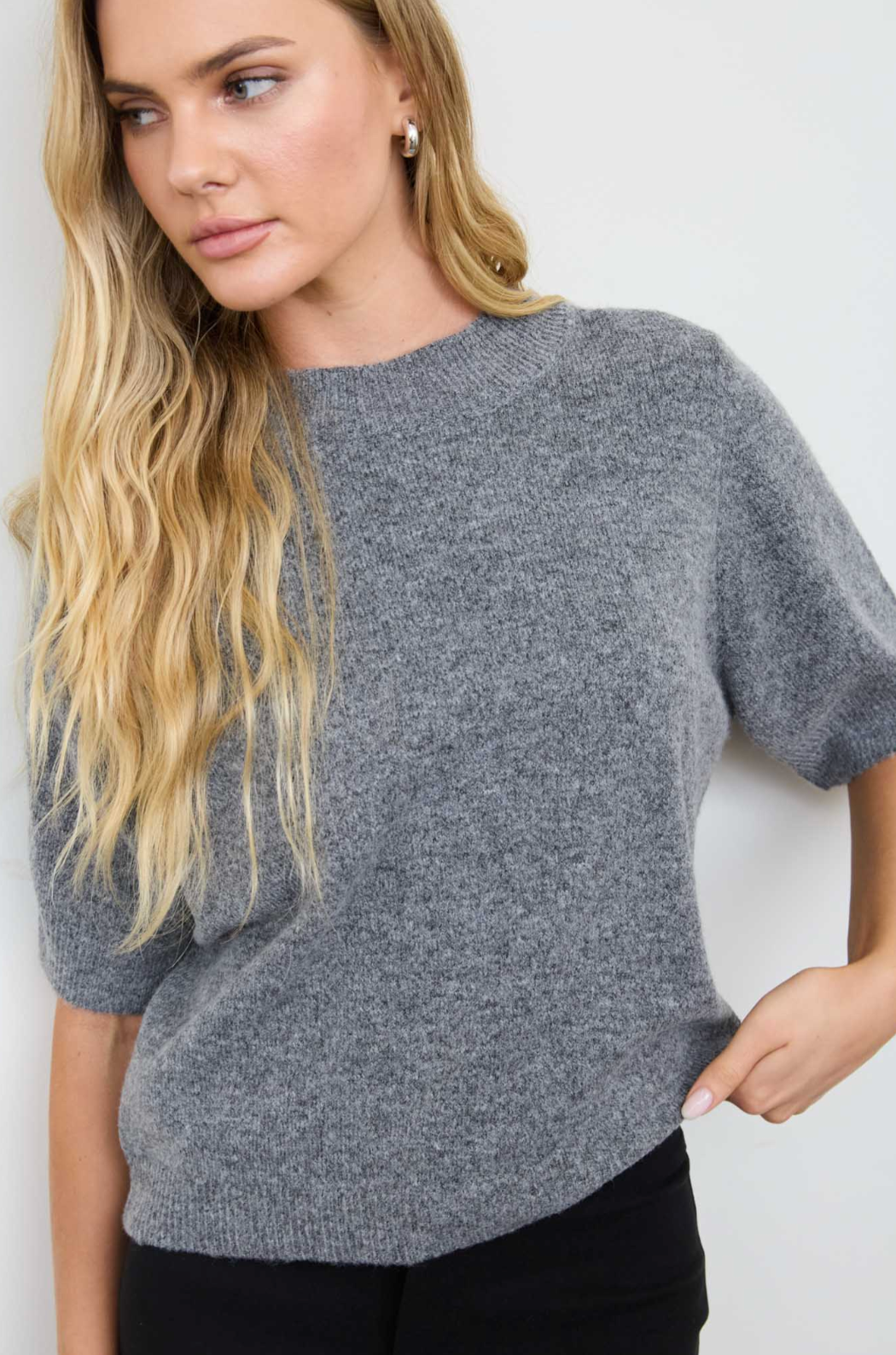 Crewneck Knit Pullover Sweater