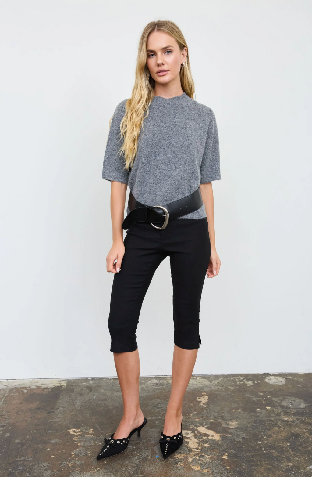 Crewneck Knit Pullover Sweater