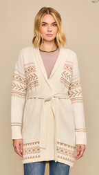 Tribal Print Cardigan