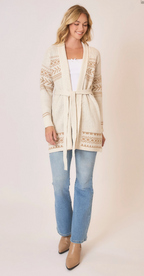 Tribal Print Cardigan