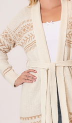Tribal Print Cardigan