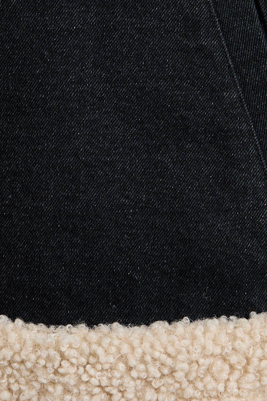90's Fur Denim Jacket