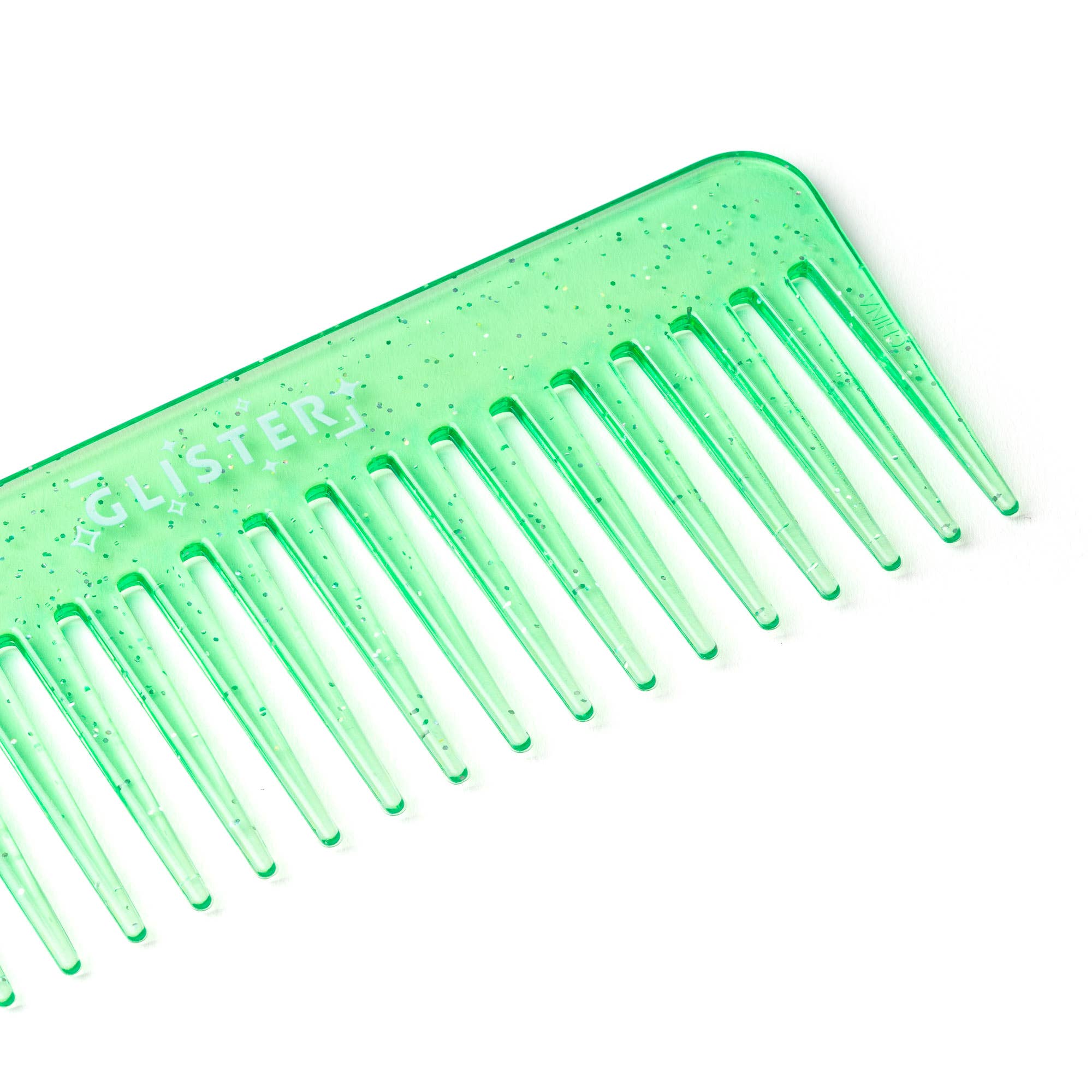 "Sparkle" Wide Tooth Detangling Comb | Glitter Finish