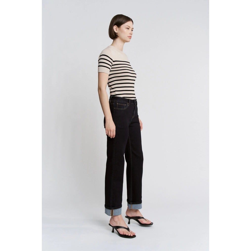 Mica Mid Rise - Raw Blue