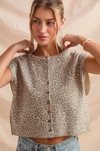 Vintage Leopard Vest Top