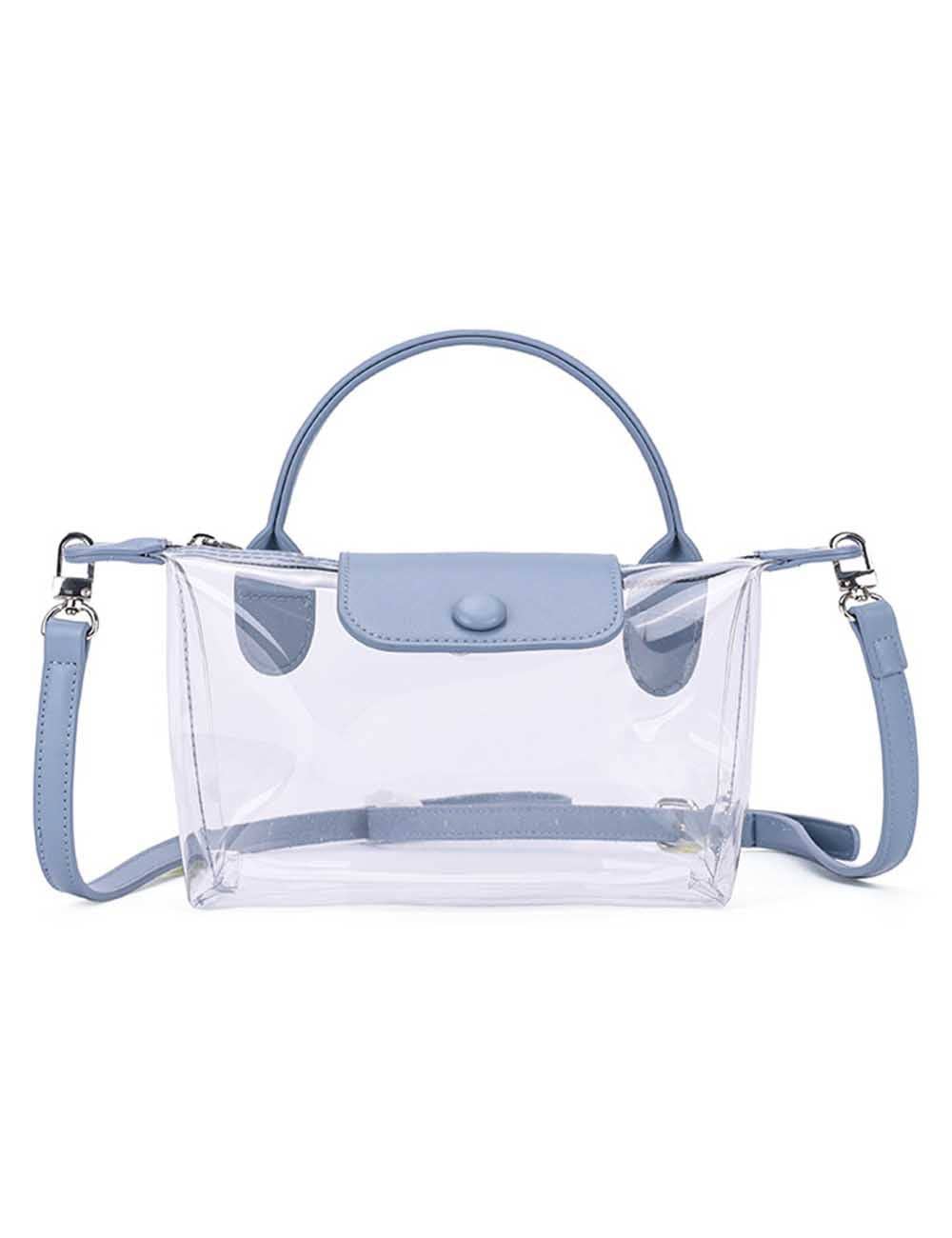 Ladies Transparent Jelly Crossbody Handbag