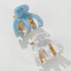 Jade Coastal Octopus Metal Claw Clip - Small