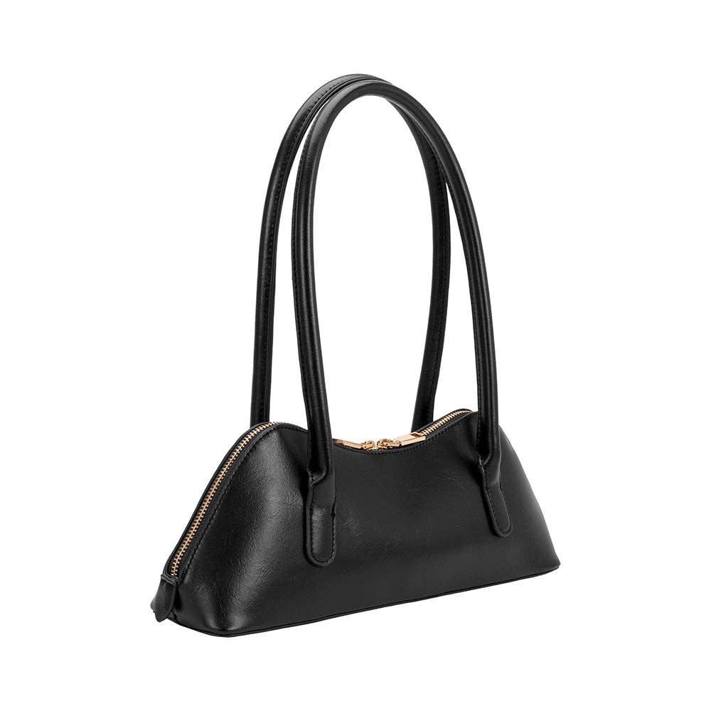 Dakota Black Recycled Vegan Shoulder Bag Pre-Order 11/15