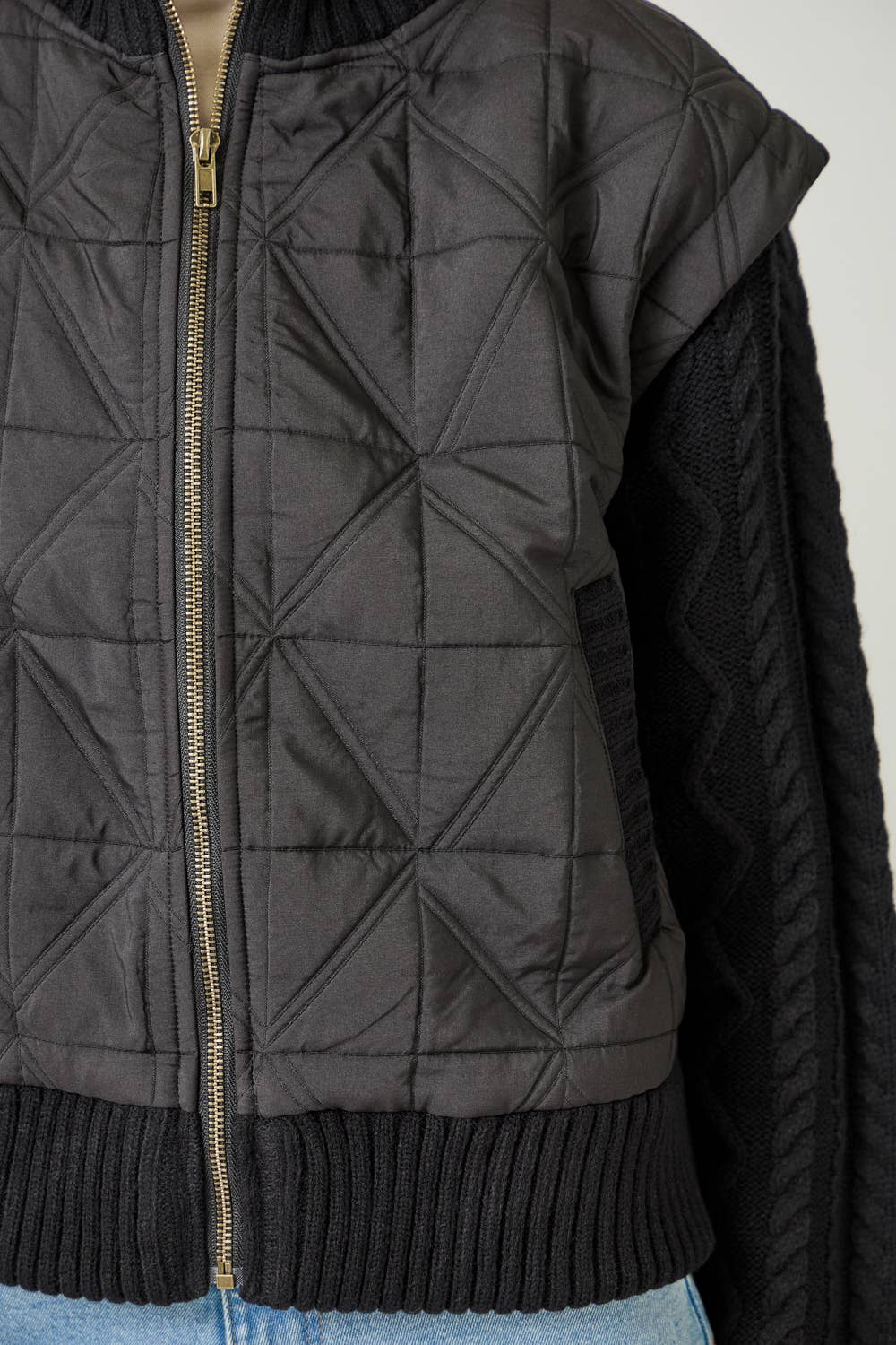 Mixed Media Jacket