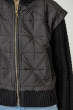 Mixed Media Jacket