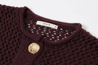 Rosie Crochet Knit Cardigan