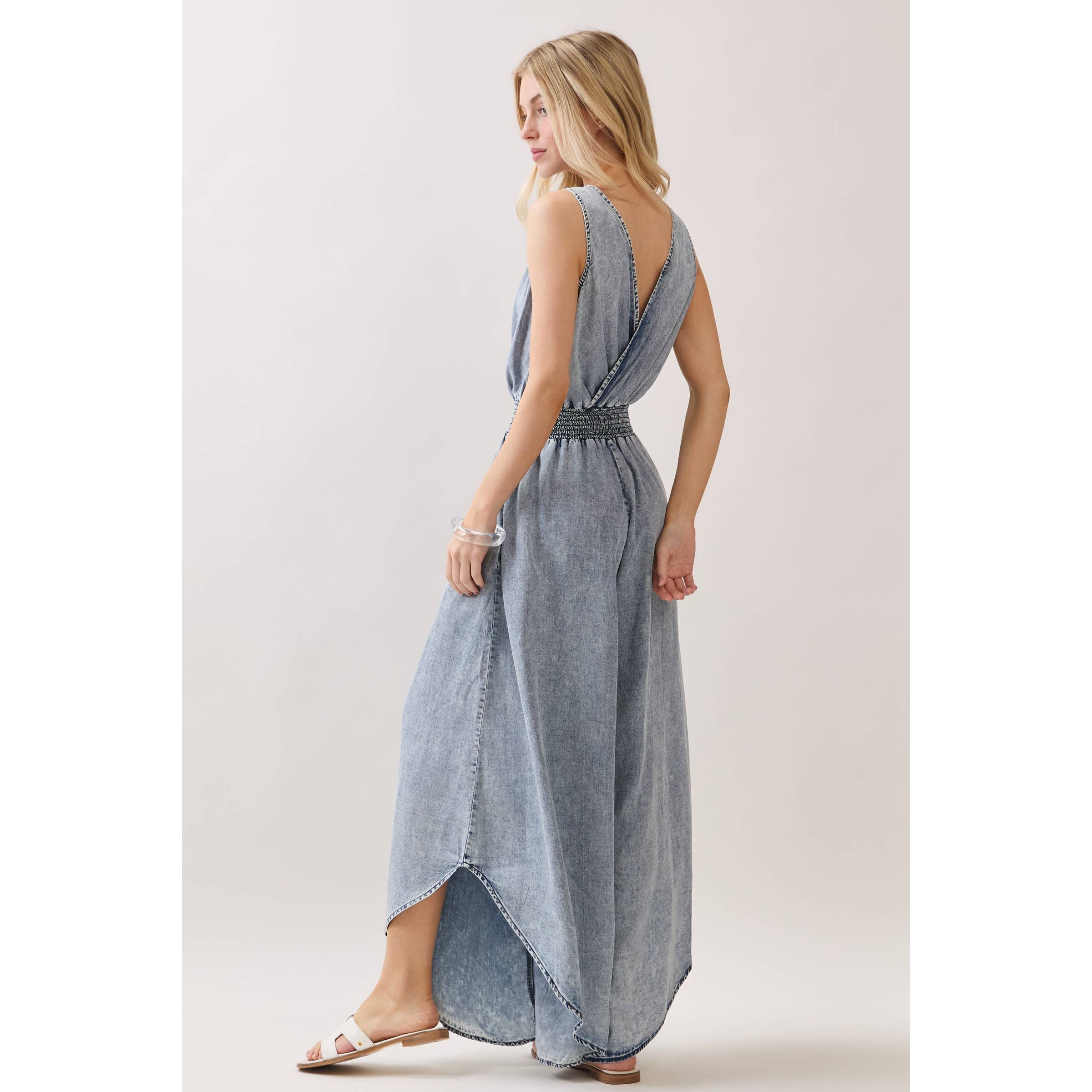 WASHED TENCEL JUMPSUIT