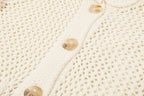 Rosie Crochet Knit Cardigan