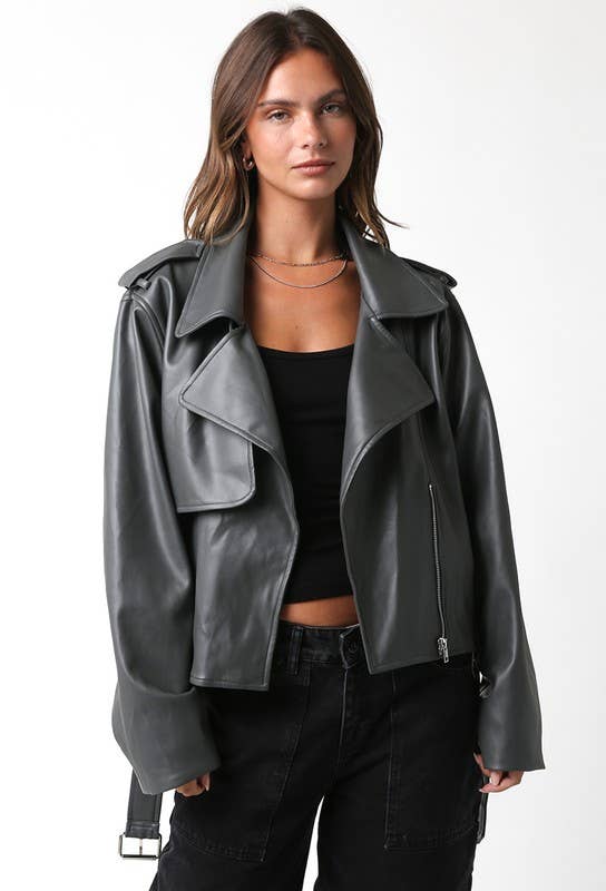 Emery PU Jacket