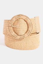 Braided Hoop Buckle Belt