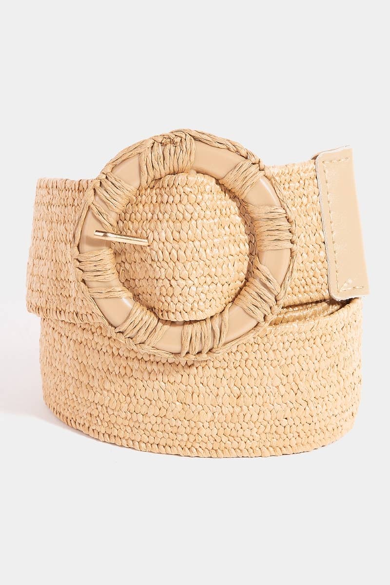Braided Hoop Buckle Belt