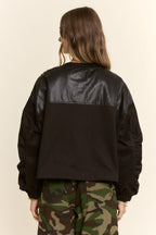 Jayne Faux Leather Jacket