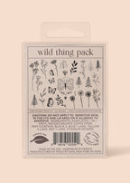 Wild Thing Temporary Tattoo Pack
