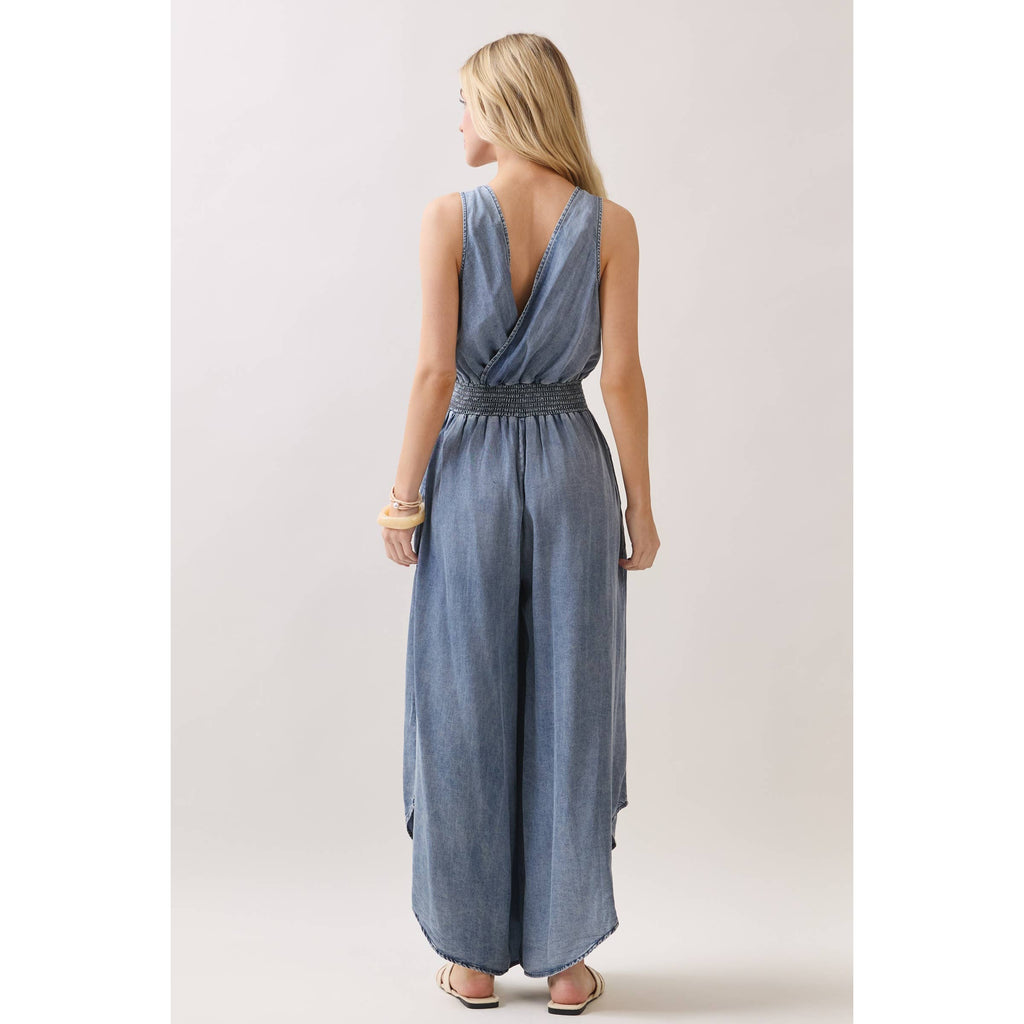 WASHED TENCEL JUMPSUIT