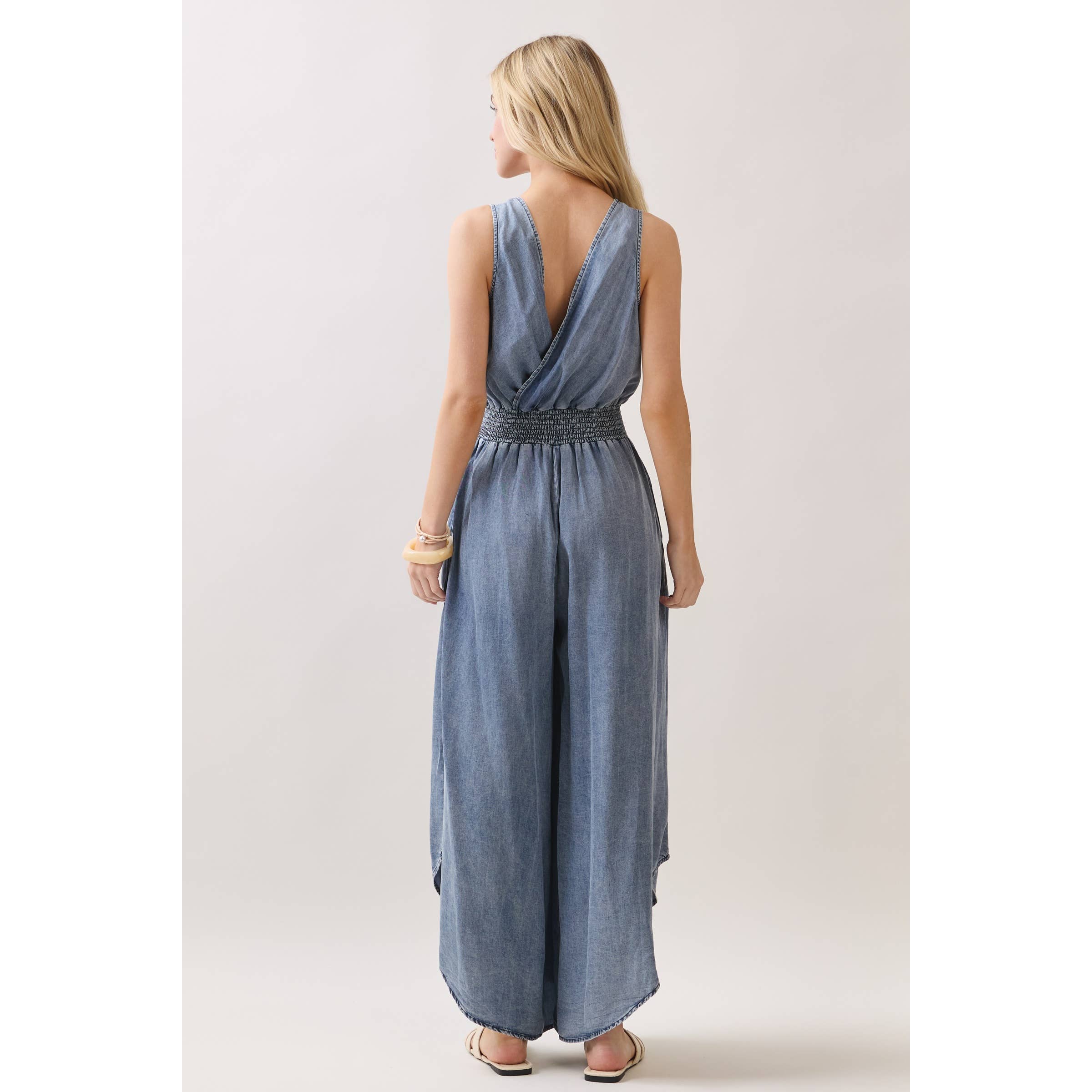 WASHED TENCEL JUMPSUIT