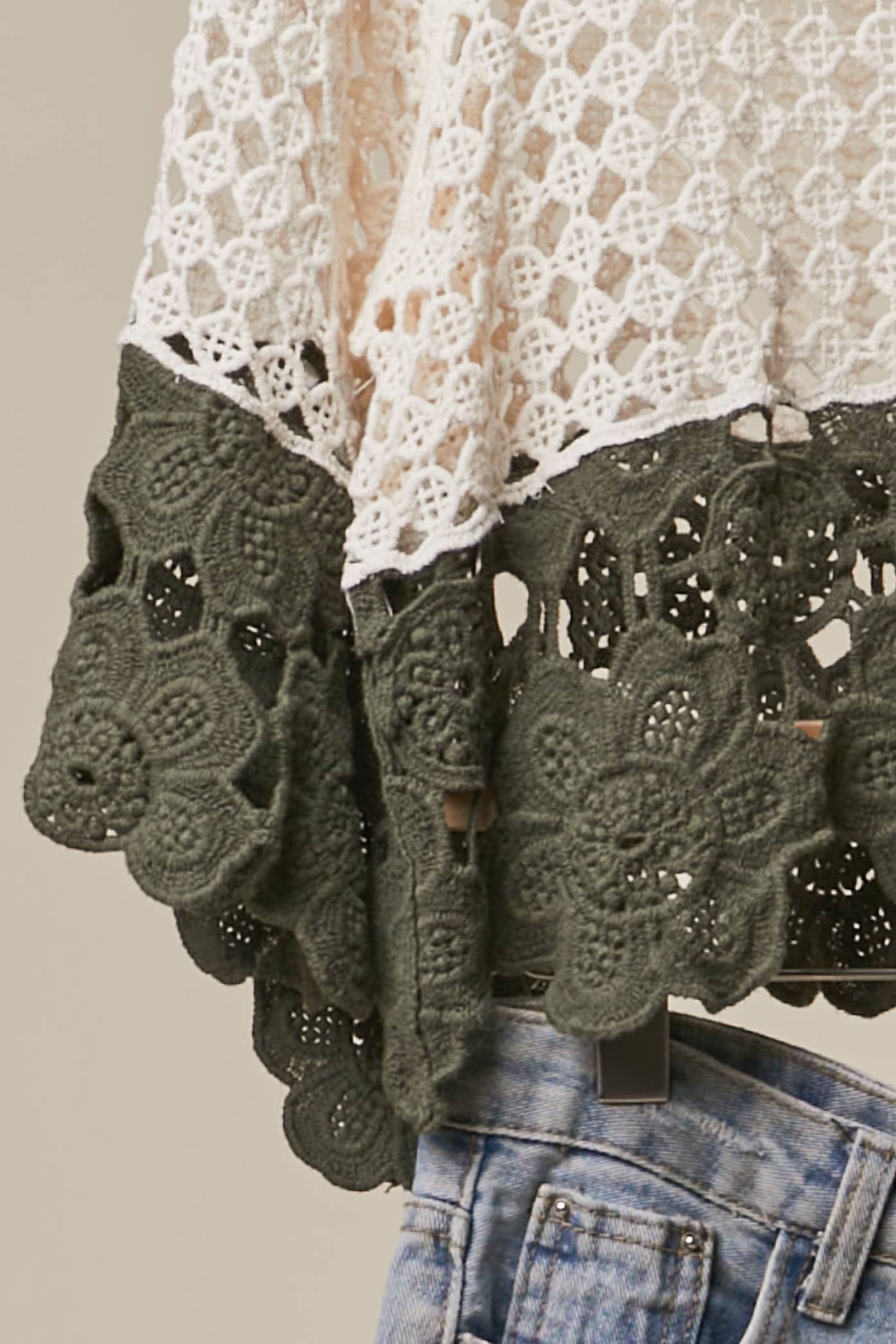 Faye Boho Crochet Top