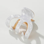Jade Coastal Octopus Metal Claw Clip - Small