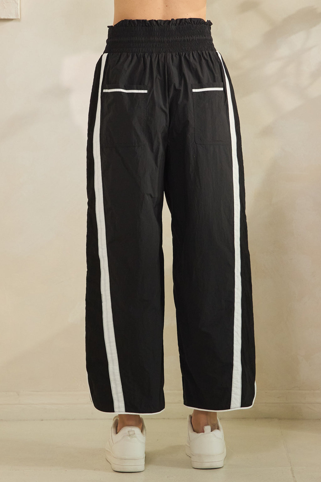 Viral Track Pants With Stripe Details