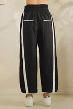 Viral Track Pants With Stripe Details